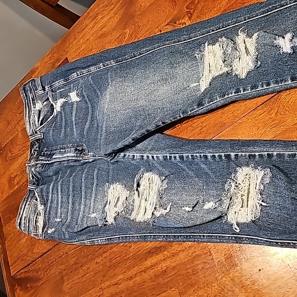 Flying Monkey Womens sz 30 Ultra high rise skinny jeans. Distressed - Picture 3 of 9